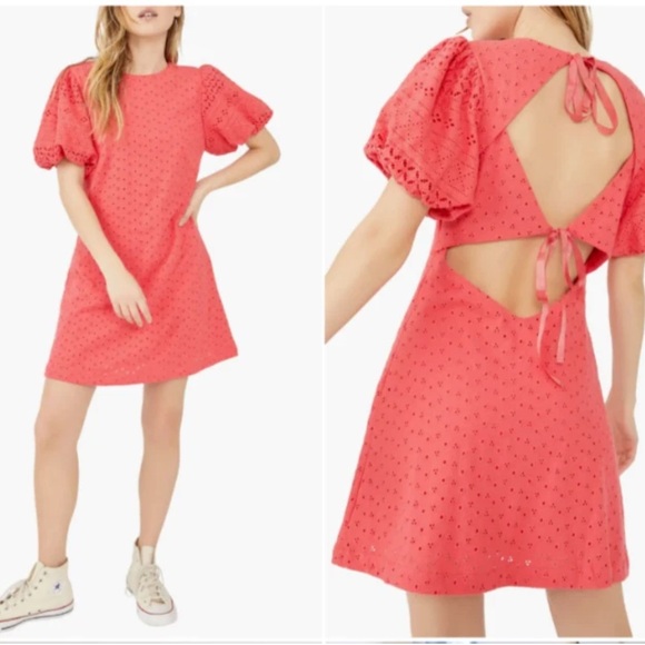 NWT Free People Strawberry Spritz Dress – Size Large - Picture 2 of 7